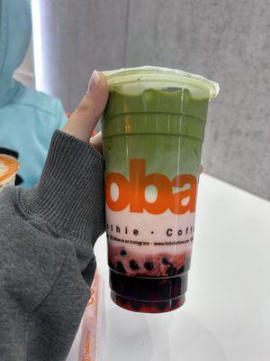 strawberry matcha