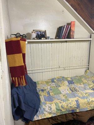 Harry Potter's room under the stairs