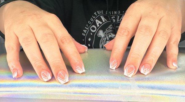 French tip art