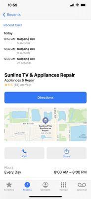 Sunline TV & Appliances Repair