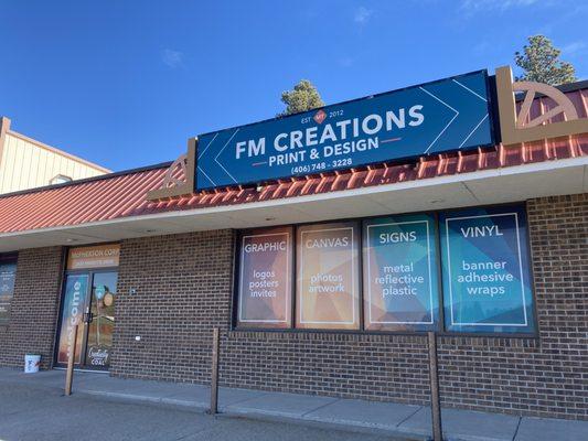 FM Creations Print & Design located in Colstrip, MT