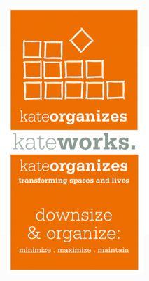 Kate Organizes!  Check out our website for more information, kateworks.co