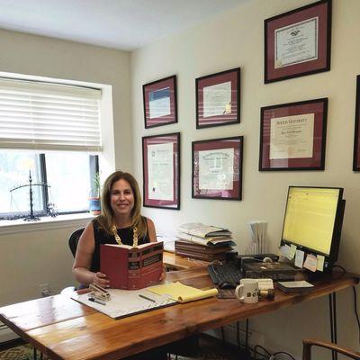 Senior Partner Alyce Wittenstein in her office