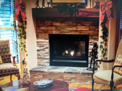 "HAPPY HOLIDAYS" GAS FIREPLACE SERVICE