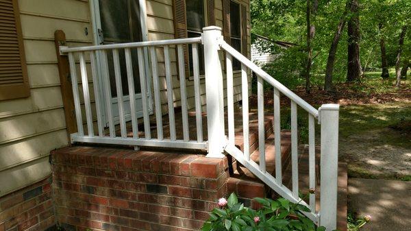 We installed new railings