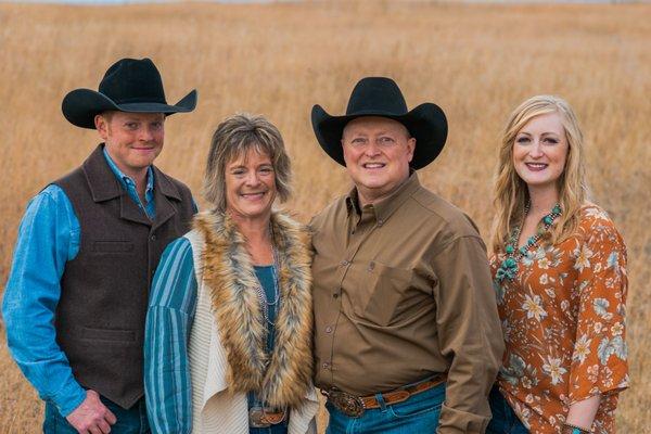 The McBride family. Second and third generation owners and operators of Ranch-Land.