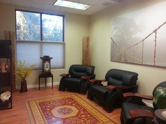 Relax in our "Zen Room" for Acupuncture Happy Hours