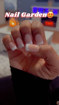 Beautiful French tip.