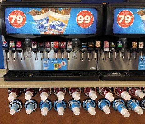 Get Your own Polar Pop (Fountain Drink Cup with soda) at Circle K.