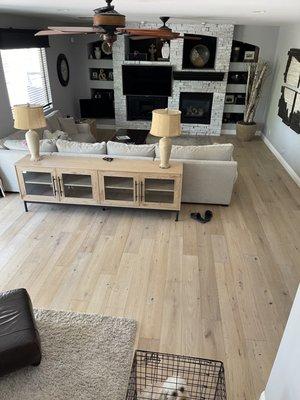 Prefinish hardwood flooring