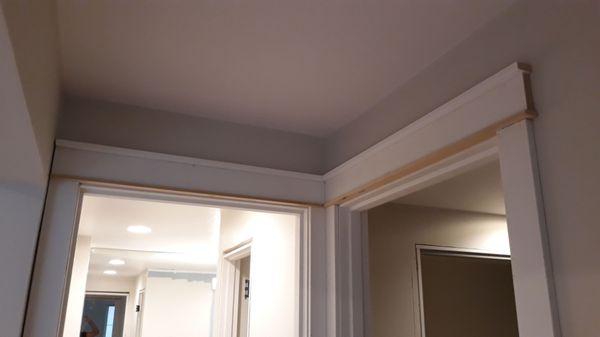 Trim door and baseboard intalllation