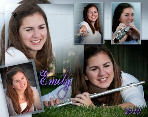 Custom Senior Wall Portraits. Designed to fit your unique taste and style!