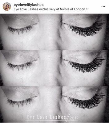 Single Strand Eye Lash Extensions