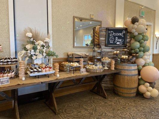 Dessert table