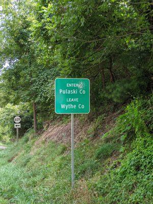 Pulaski and Wythe County Historical Marker, Draper VA