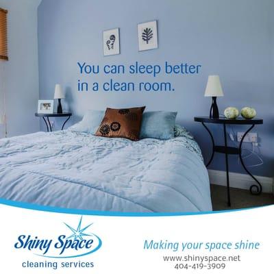 Sleep better in a clean room!