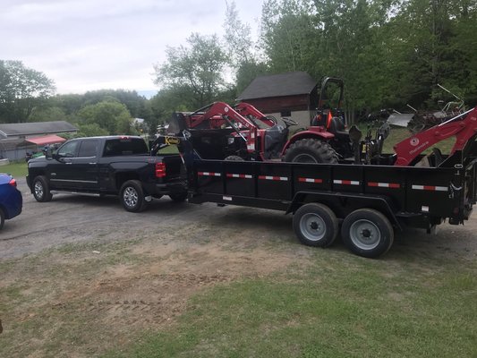 My truck &trailer and backhoe