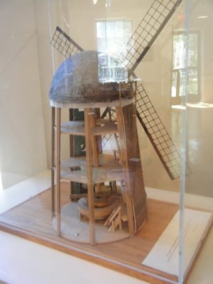 Old windmill model