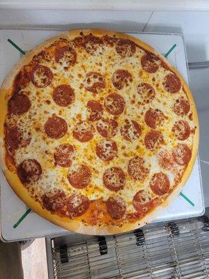 Pepperoni pizza