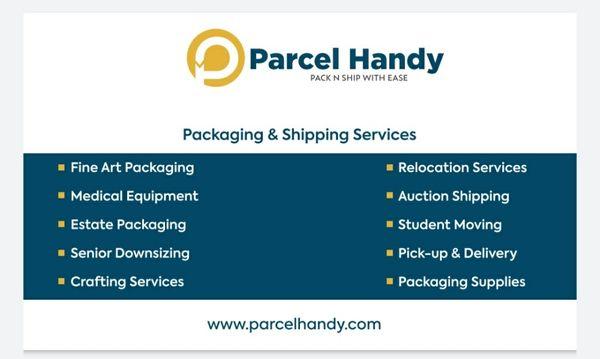 Services Provided by Parcel Handy