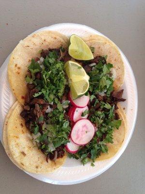 4 lengua tacos