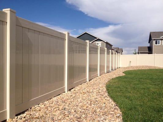 A great fence to compliment a beautifully landscaped yard!