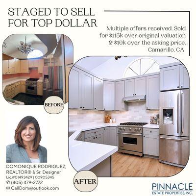 Mission Verde Dr. Camarillo. Ask about paying for improvements and/or staging from your closing proceeds.