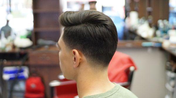 We specialize in classic cuts for men. That means tapers. They'll grow out more cleanly and give your haircut more mileage.