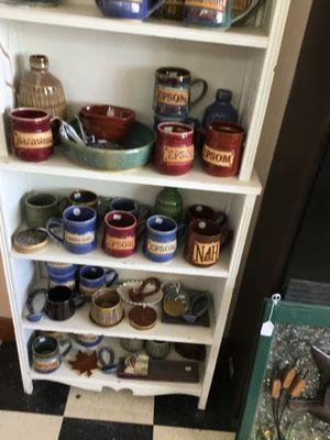 Locally made pottery.