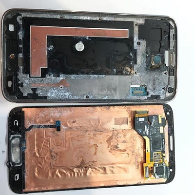 Before and After Pics of Samsung Galaxy S5