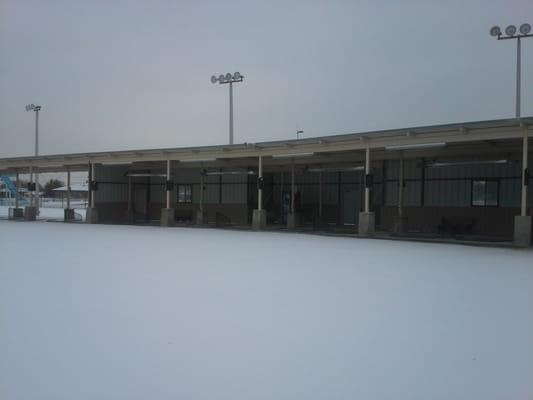 Our driving range is open all winter long Monday through Saturday. It is heated and covered for your comfort.