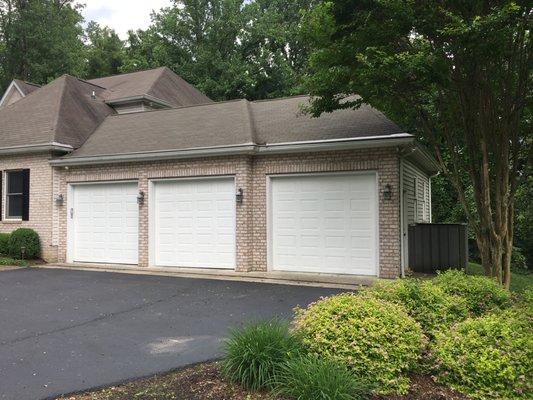 Three car garage addition. Pikesville, MD