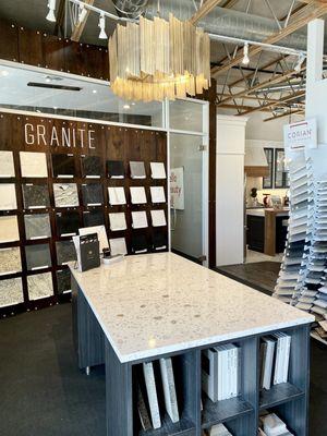 Quartz and Granite countertops at Cabinet Lab, Mankato, MN