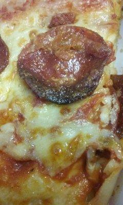 I love my pepperoni a little baked , notice the melt on the cheese. Mmmmmmmmmmm