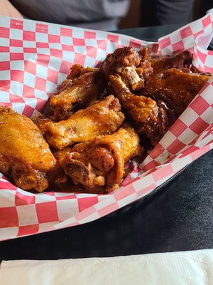 Hot and Caribbean jerk wings