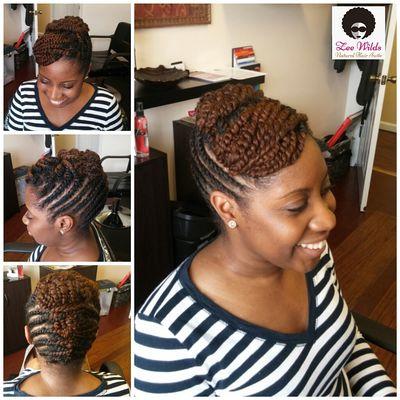 Flat Twist Updo