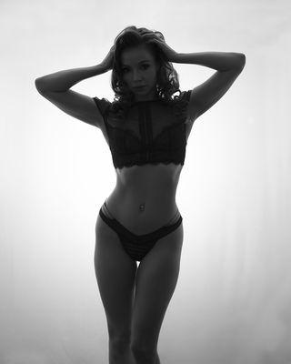 Black & White Boudoir Photography