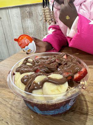 Nutella bowl (no coconut flakes)