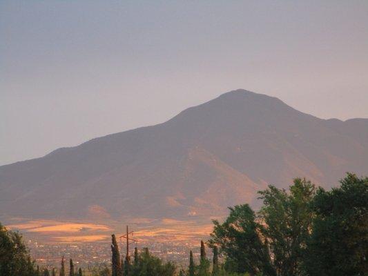 View into Naco, US, and Naco, Mexico, from the store entrance