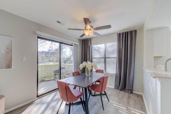 Renovated Unit - Dining Room