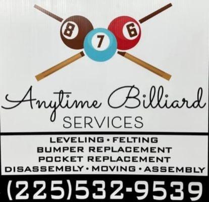 Anytime Billiard Services