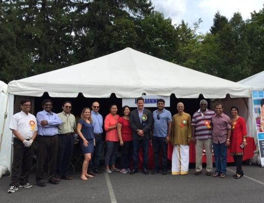 JEI Learning Center at the 2015 Indo American Community Fair at the Sri Guruvaayoorappan Temple