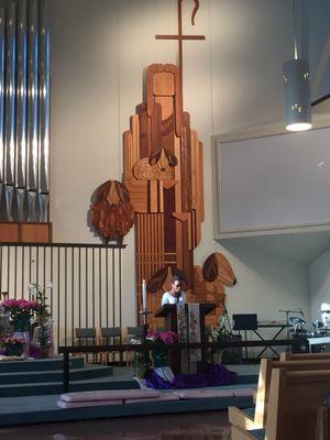 Beautiful sanctuary at the 2017 Easter Vigil