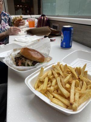 the shroominator and seasoned fries