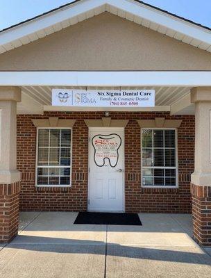 Entrance to Six Sigma Dental