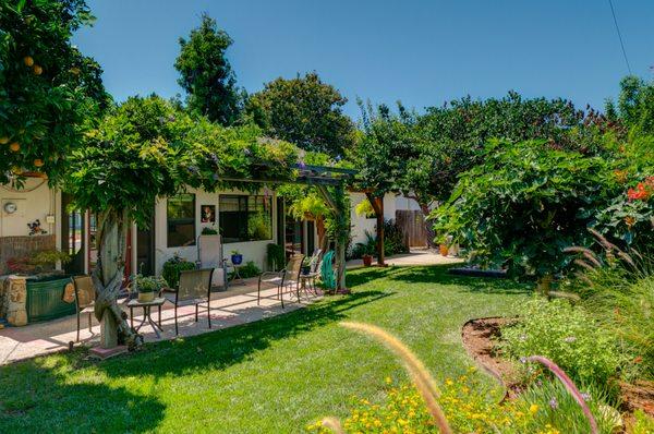 Lovely Backyard of 83 Crown, Ojai  For Sale!