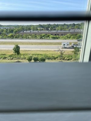 View of Highway outside of the windows