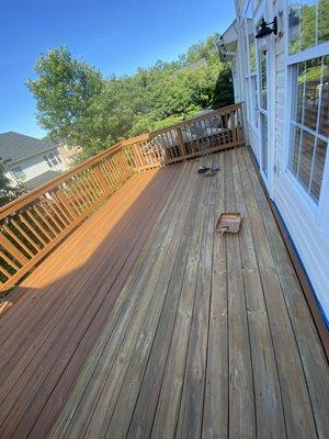 Deck Staining