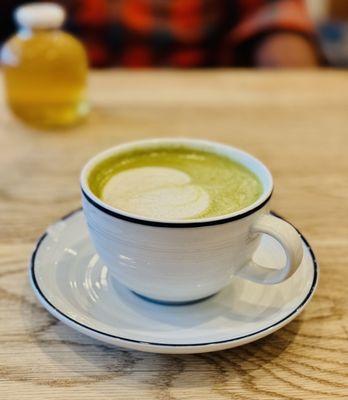 Matcha Latte. Good real matcha.