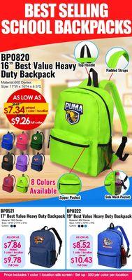 Back to School Backpacks #backtoschool #backpacks #custombackpacks